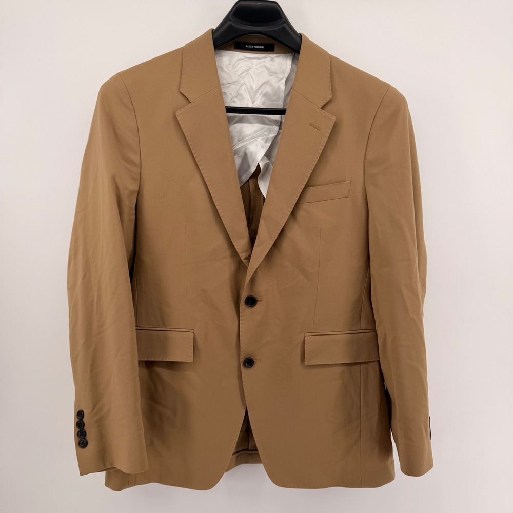 Todd Snyder Blazer Mens 40R Tan Virgin Wool Single Breasted 2-Button Jacket